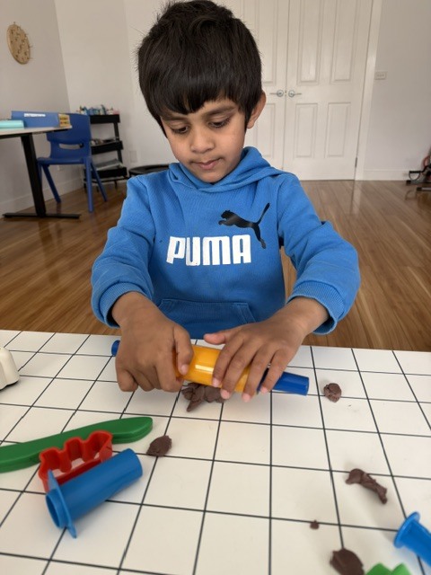Playdough Rolling Pin Action