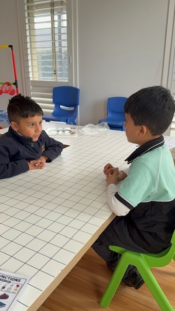 Peer Conversation at Table